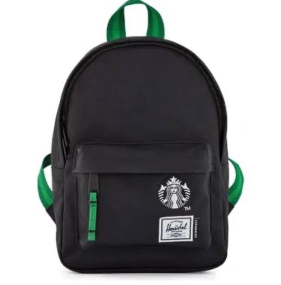 ไม่ระบุ ดำ ผ้า อื่นๆ กระเป๋าเป้มินิ Starbucks x Herschel