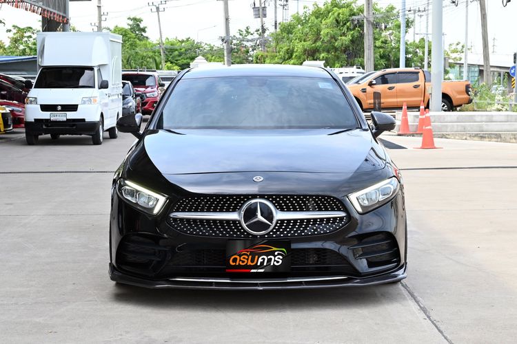 Mercedes-Benz A-Class 2021 A200 Sedan เบนซิน ไม่ติดแก๊ส เกียร์อัตโนมัติ ดำ รูปที่ 2