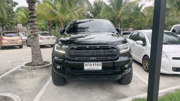 Ford Ranger 2019 2.2 Hi-Rider XLT Pickup ดีเซล ไม่ติดแก๊ส เกียร์อัตโนมัติ ดำ