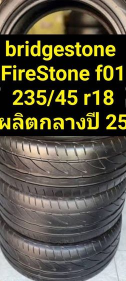 235-45-18ป้ายแดงปี25(กลางปี) ใส่ Benz BMW Camry Accord Teana HRV CHR Bridgestone Fire Tone Sport 01 ลายดอกยาง RE 002 รูปที่ 9