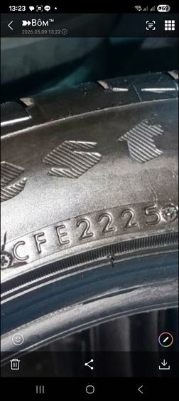235-45-18ป้ายแดงปี25(กลางปี) ใส่ Benz BMW Camry Accord Teana HRV CHR Bridgestone Fire Tone Sport 01 ลายดอกยาง RE 002