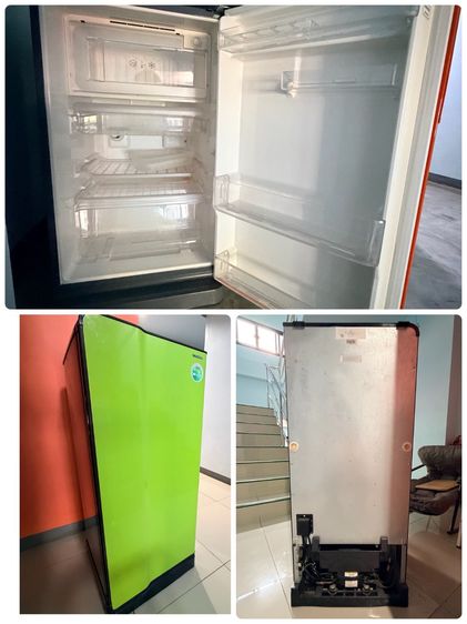 ตู้เย็น 1 ประตู ตู้เย็น Toshiba สีเขียว สภาพดี มือสอง