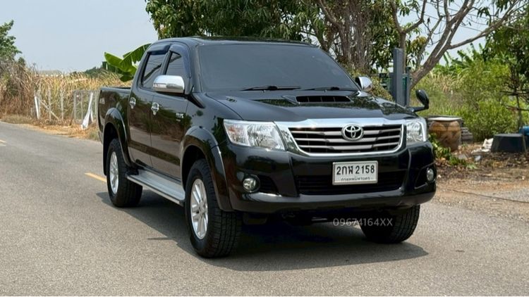 รถ Toyota Hilux Vigo Champ Double Cab 2.5 G VNT Prerunner สี ดำ