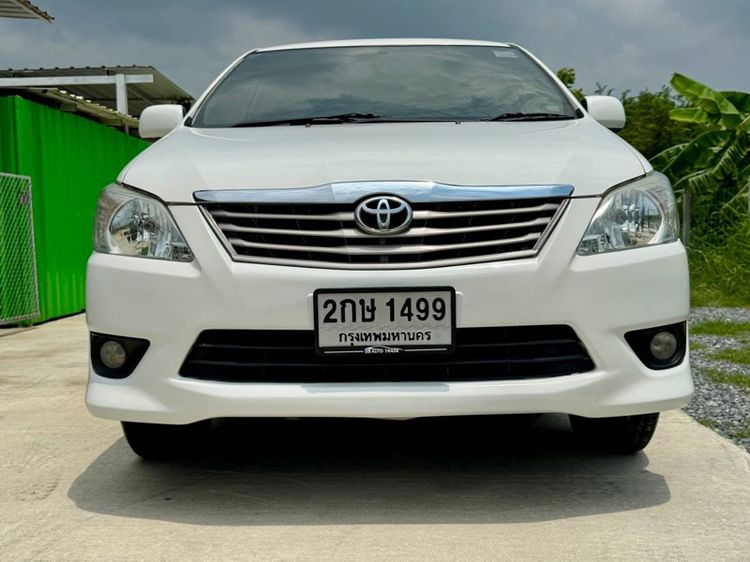 Toyota Innova 2014 2.0 G Option Utility-car เบนซิน LPG เกียร์อัตโนมัติ ขาว รูปที่ 2