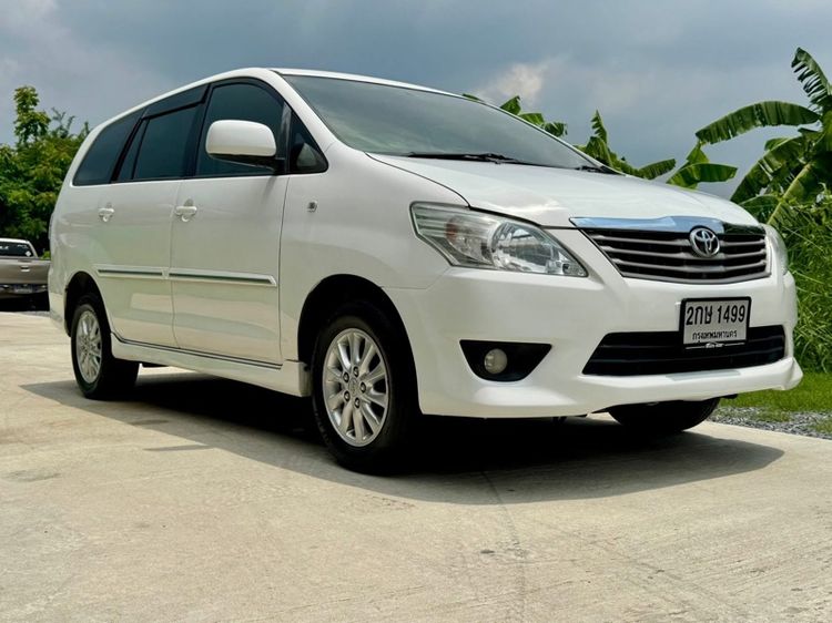 Toyota Innova 2014 2.0 G Option Utility-car เบนซิน LPG เกียร์อัตโนมัติ ขาว รูปที่ 3