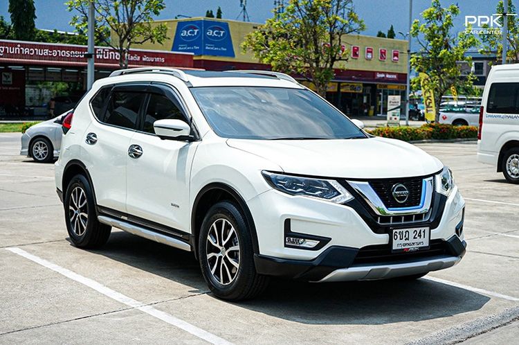 Nissan X-Trail 2019 2.0 V Hybrid 4WD Utility-car ไฮบริด ไม่ติดแก๊ส เกียร์อัตโนมัติ ขาว รูปที่ 3