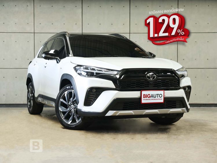 รถ Toyota Corolla Cross 1.8 HEV GR Sport สี ขาว