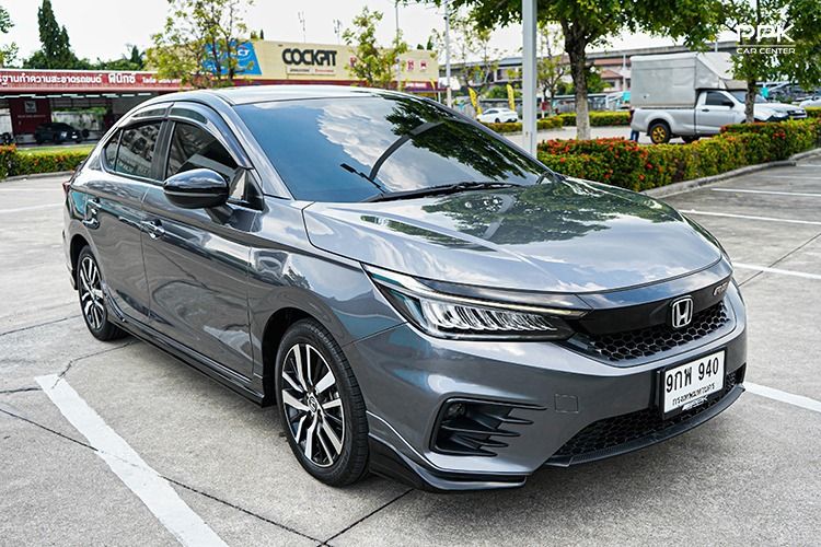 Honda City 2020 1.0 RS Sedan เบนซิน ไม่ติดแก๊ส เกียร์อัตโนมัติ เทา รูปที่ 3