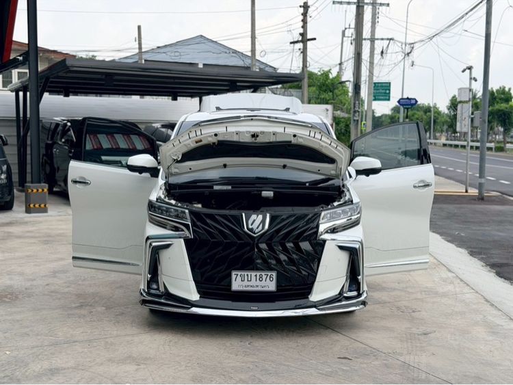 Toyota Alphard 2022 2.5 S C-Package Van เบนซิน ไม่ติดแก๊ส เกียร์อัตโนมัติ ขาว
