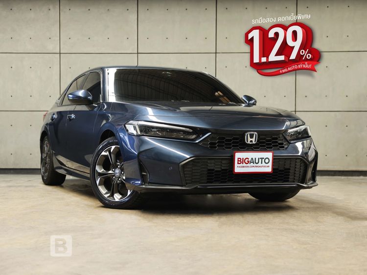 รถ Honda Civic 2.0 eHEV EL+ สี น้ำเงิน