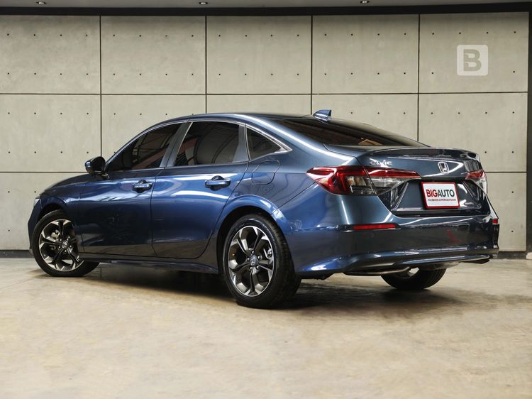 Honda Civic 2025 2.0 eHEV EL+ Sedan ไฮบริด ไม่ติดแก๊ส เกียร์อัตโนมัติ น้ำเงิน รูปที่ 3
