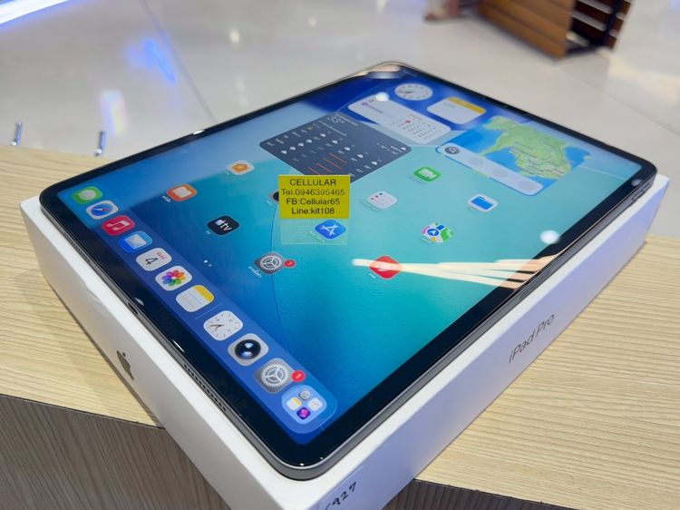 iPad Pro 12.9 M1 WiFi 256GB สภาพสวยมาก เครื่องไทย ครบกล่อง รูปที่ 4