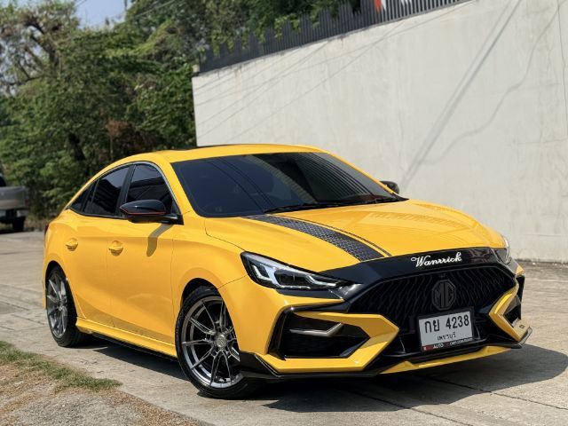 MG MG5 2021 1.5 X Sedan เบนซิน ไม่ติดแก๊ส เกียร์อัตโนมัติ เหลือง รูปที่ 4