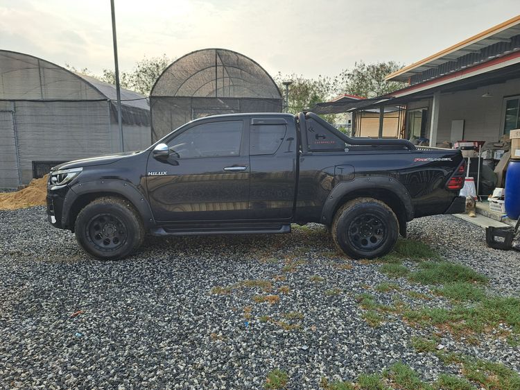 รถ Toyota Hilux Revo Smart Cab 2.4 Entry Prerunner สี ดำ