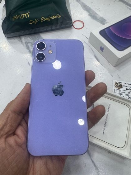 iPhone 12mini  256g สุขแบต100 เปลี่ยนแบตมาแล้ว ใช้งานปกติ จอแท้ ไม่มีรอย ราคา 7500 บาท มีกล่อง กับเครื่อง นัดรับกทม รูปที่ 4