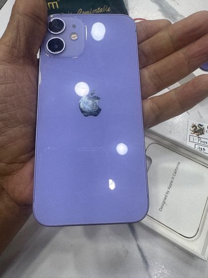 iPhone 12mini  256g สุขแบต100 เปลี่ยนแบตมาแล้ว ใช้งานปกติ จอแท้ ไม่มีรอย ราคา 7500 บาท มีกล่อง กับเครื่อง นัดรับกทม รูปที่ 2
