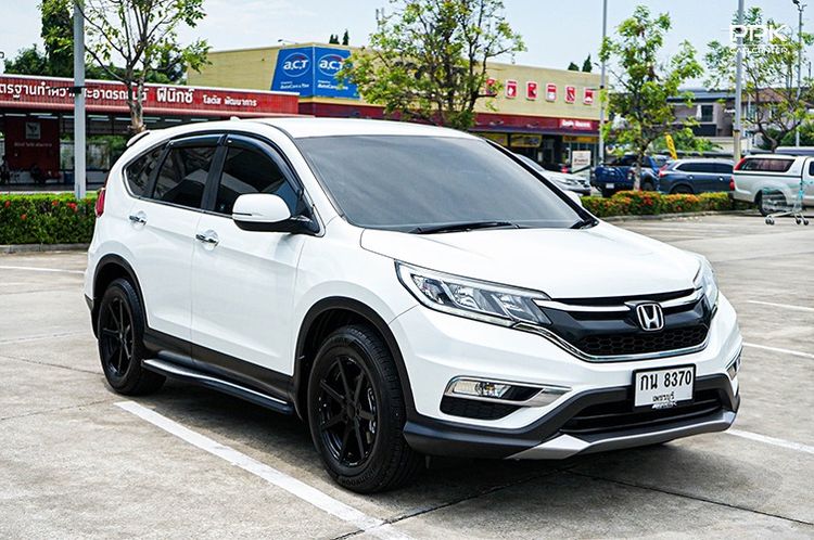 Honda CR-V 2016 2.0 E 4WD Utility-car เบนซิน ไม่ติดแก๊ส เกียร์อัตโนมัติ ขาว รูปที่ 3