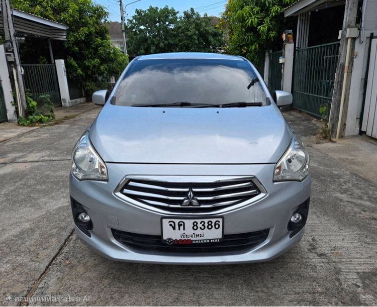 Mitsubishi Attrage 2013 1.2 GLX Sedan เบนซิน ไม่ติดแก๊ส เกียร์อัตโนมัติ เทา