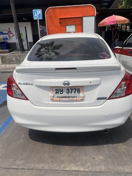 Nissan Almera 2012 1.2 S Sedan เบนซิน ไม่ติดแก๊ส เกียร์อัตโนมัติ ขาว รูปที่ 4