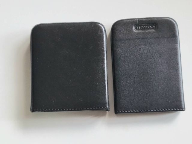 ไม่ระบุ ดำ หนังแท้ Coach กล่องใส่การ์ด นามบัตร
