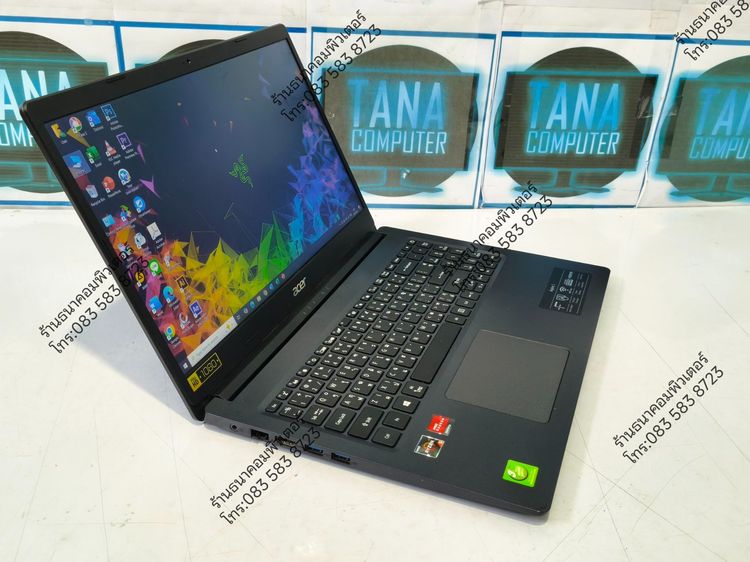 โน๊ตบุคเล่นเกมส์มือสอง ACER AMD Ryzen5-3500U Ram8GB SSD512GB รูปที่ 3
