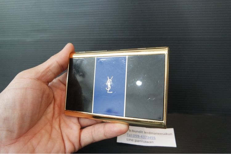 YSL กล่องใส่บุหรี่ นามบัตรวินเทจ Yves Saint Laurent  รูปที่ 16
