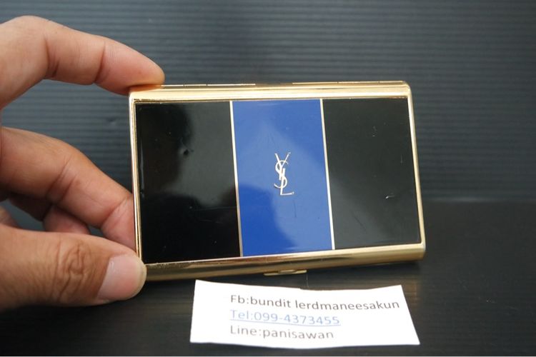 YSL กล่องใส่บุหรี่ นามบัตรวินเทจ Yves Saint Laurent  รูปที่ 3