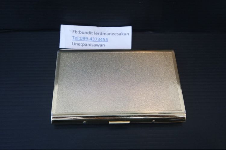 YSL กล่องใส่บุหรี่ นามบัตรวินเทจ Yves Saint Laurent  รูปที่ 4