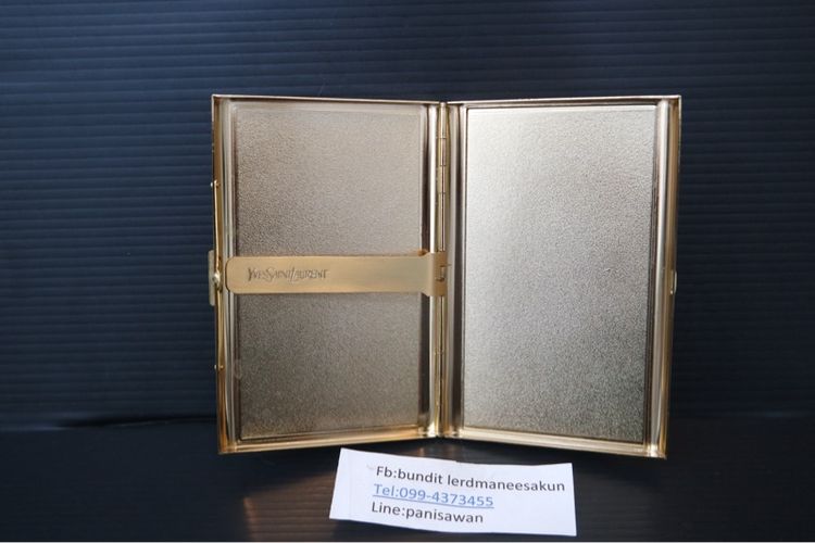 YSL กล่องใส่บุหรี่ นามบัตรวินเทจ Yves Saint Laurent  รูปที่ 10