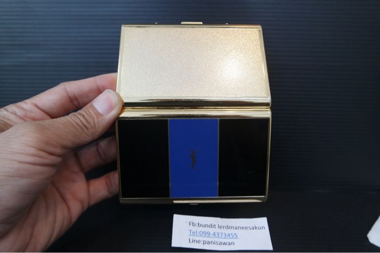 YSL กล่องใส่บุหรี่ นามบัตรวินเทจ Yves Saint Laurent  รูปที่ 14