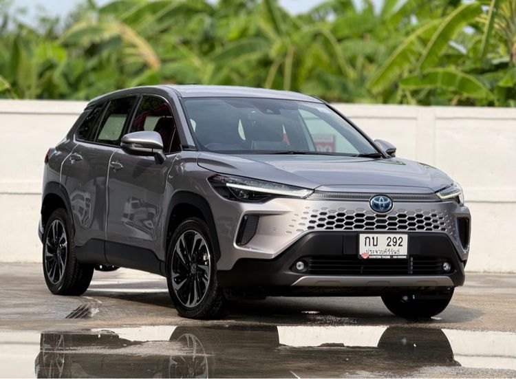Toyota Corolla Cross 2024 1.8 HEV Premium Utility-car ปลั๊กอินไฮบริด (PHEV) ไม่ติดแก๊ส เกียร์อัตโนมัติ เทา