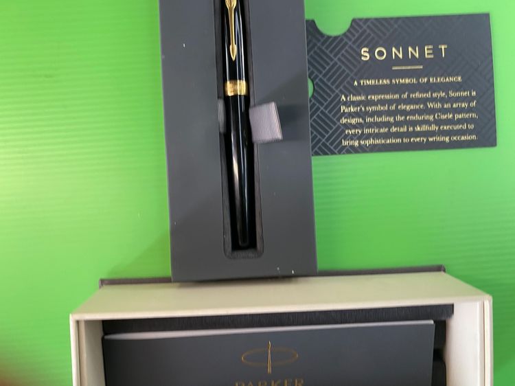 ปากกา PARKER รุ่น Sonnet สีดำ มือสอง รูปที่ 13
