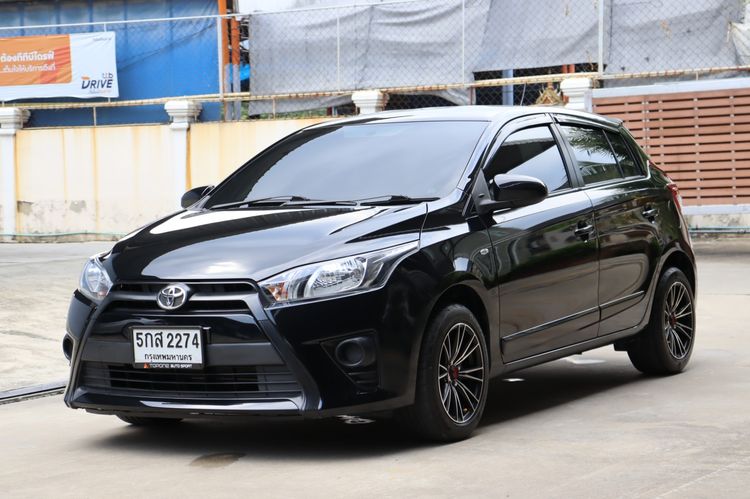 Toyota Yaris 2017 1.2 J Sedan เบนซิน ไม่ติดแก๊ส เกียร์อัตโนมัติ ดำ