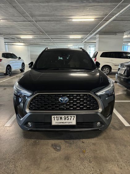 รถ Toyota Corolla Cross 1.8 Hybrid Premium Safety สี ดำ