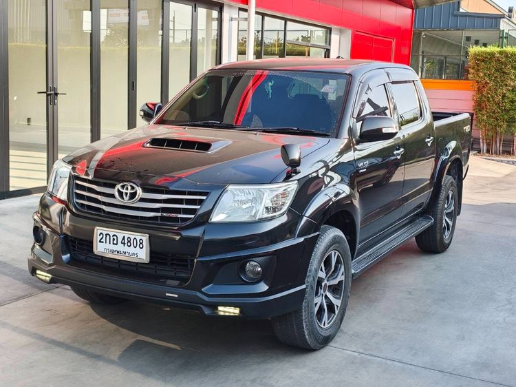 Toyota Hilux Vigo 2013 2.5 Prerunner E TRD Sportivo Pickup ดีเซล ไม่ติดแก๊ส เกียร์อัตโนมัติ ดำ รูปที่ 3