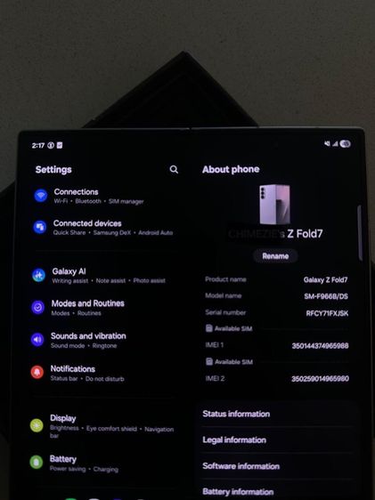 Samsung Galaxy Z Fold7 รูปที่ 10