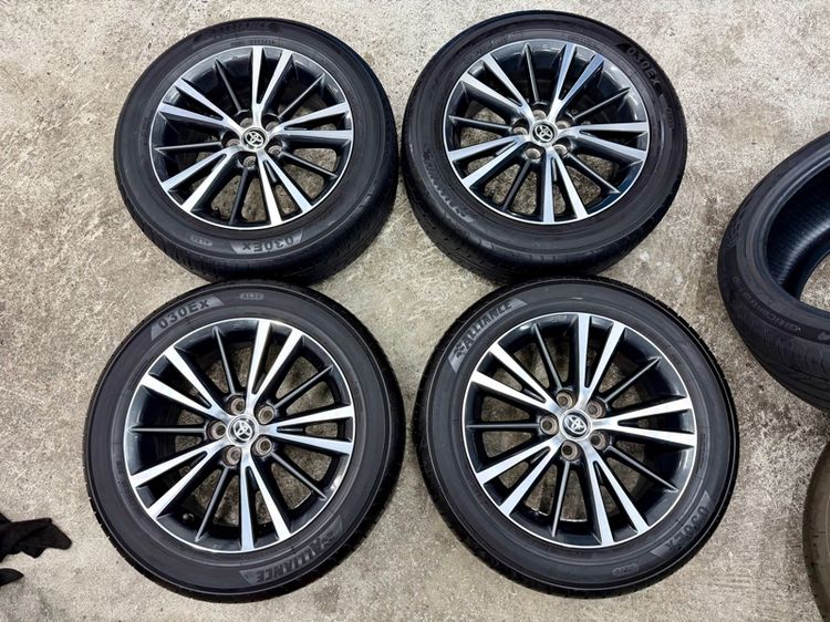 ล้อแม็ก TOYOTA ALTIS ขอบ 16” สีเดิม ยาง ALLIANCE 205-55R16 ปี 24 ดอกสวยพร้อมใช้งาน รูปที่ 3