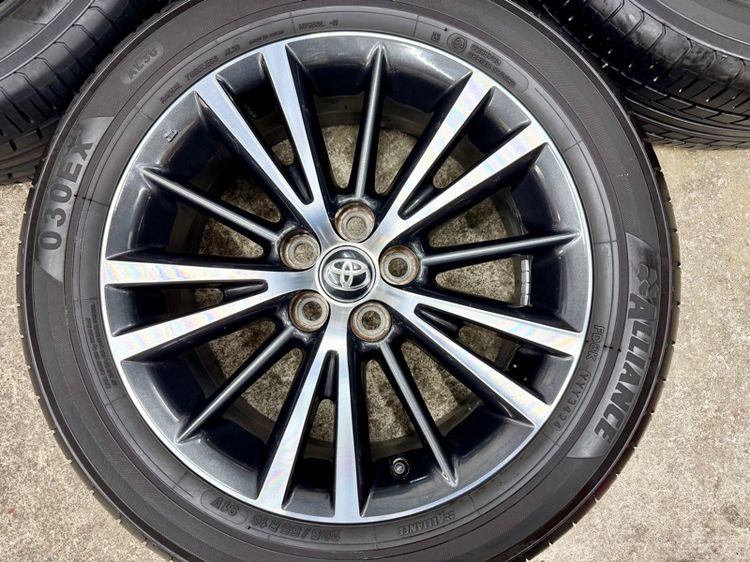 ล้อแม็ก TOYOTA ALTIS ขอบ 16” สีเดิม ยาง ALLIANCE 205-55R16 ปี 24 ดอกสวยพร้อมใช้งาน รูปที่ 4