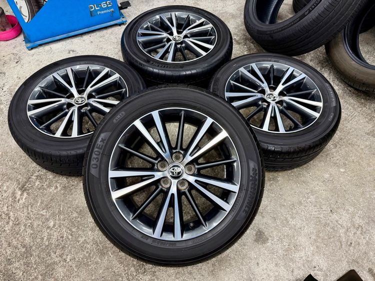 ล้อแม็ก TOYOTA ALTIS ขอบ 16” สีเดิม ยาง ALLIANCE 205-55R16 ปี 24 ดอกสวยพร้อมใช้งาน รูปที่ 2