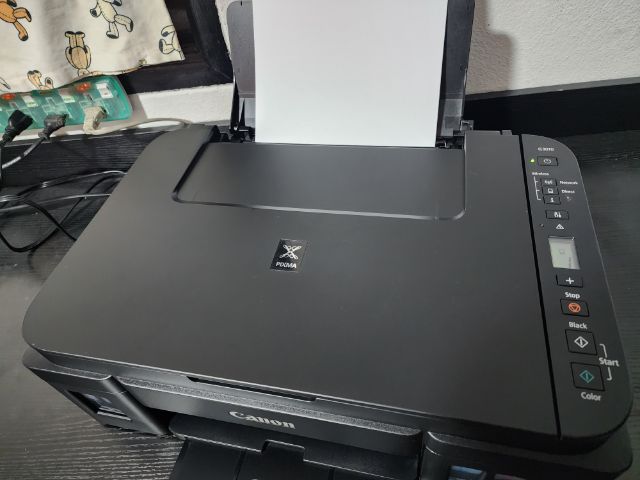 พริ้นเตอร์และสแกนเนอร์ ปริ้นเตอร์ canon g3010 wifi แท็งค์หมึกโรงงาน สภาพเครื่องดี การทำงานปกติ หัวพิมพ์คมชัด ครบทุกสี