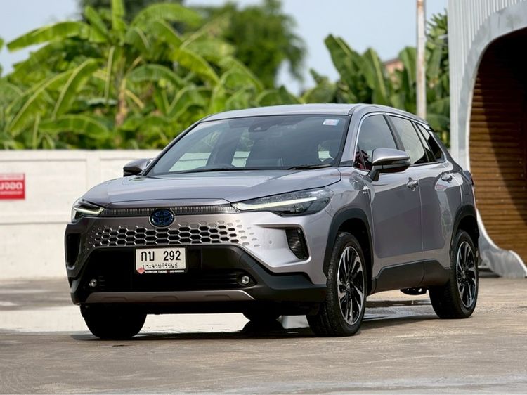 Toyota Corolla Cross 2024 1.8 HEV Premium Utility-car ไฮบริด ไม่ติดแก๊ส เกียร์อัตโนมัติ เทา