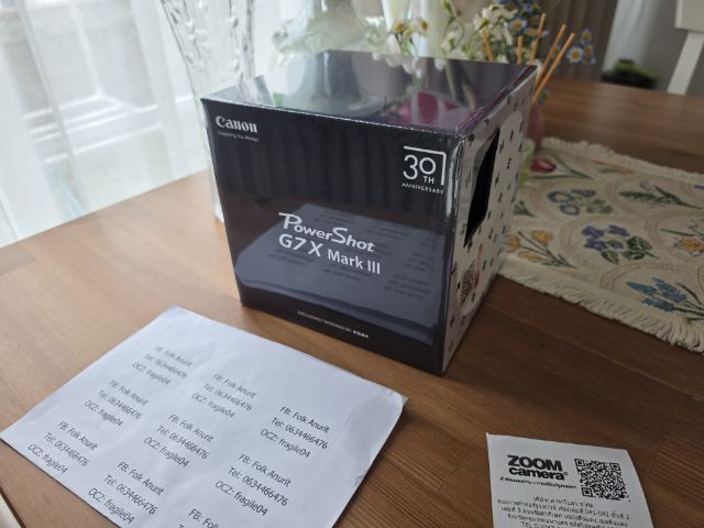 กล้องคอมแพค ไม่กันน้ำ Canon G7x Mark III 30th Limited Edition 