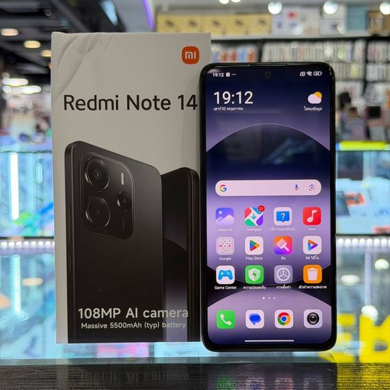 Xiaomi อื่นๆ 256 GB Redmi Note14 สีดำ(Midnight Black) เครื่องศูนย์ สภาพสวยมากๆ จอ6.67นิ้ว แรม8รอม256 กล้อง108ล้าน(3ตัว) ครบยกกล่อง🔥🔥