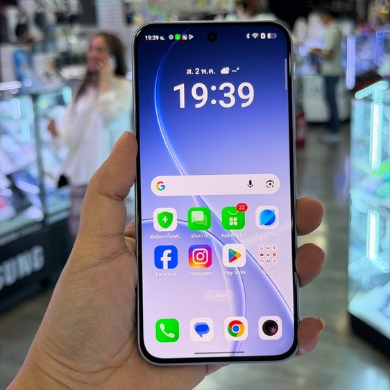 OPPO Reno 15F 5G สีฟ้า(Aurora Blue) เครื่องศูนย์ สภาพสวยมากๆ จอ6.57นิ้ว แรม8รอม256 กล้อง50ล้าน(3ตัว) ประกันศูนย์ยาวๆ🔥🔥 รูปที่ 2