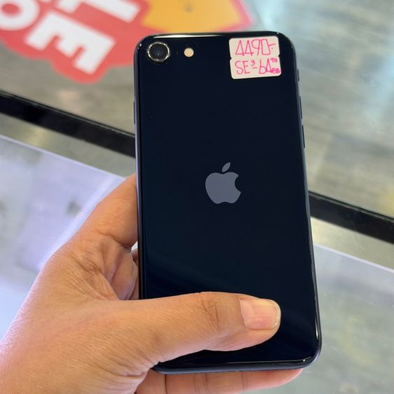 iPhone SE3 2022 64GB สีดำ เครื่องศูนย์ โมเดลTH ครบยกกล่อง🔥🔥 รูปที่ 3