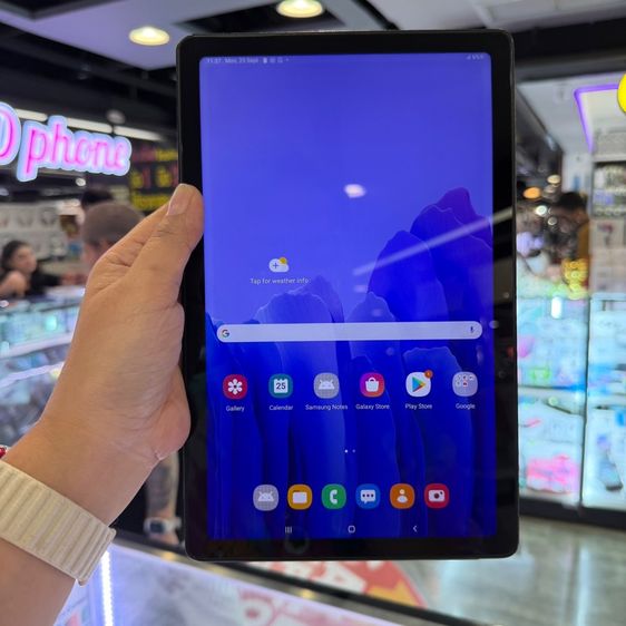 64 GB Samsung Tab A7 2020 LTE ใส่ซิม(CellularและWiFi) สีดำ เครื่องศูนย์