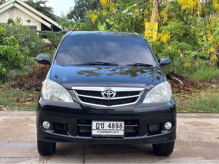 Toyota Avanza 2009 1.5 E Van เบนซิน ไม่ติดแก๊ส เกียร์อัตโนมัติ ดำ