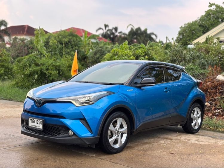Toyota C-HR 2018 1.8 Hybrid Hi Utility-car ปลั๊กอินไฮบริด (PHEV) ไม่ติดแก๊ส เกียร์อัตโนมัติ น้ำเงิน รูปที่ 3