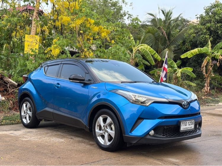 Toyota C-HR 2018 1.8 Hybrid Hi Utility-car ปลั๊กอินไฮบริด (PHEV) ไม่ติดแก๊ส เกียร์อัตโนมัติ น้ำเงิน รูปที่ 2
