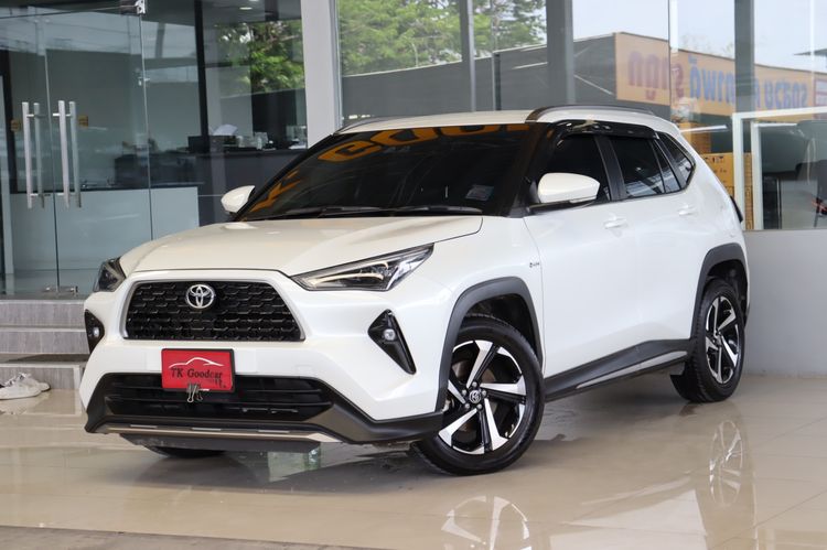 รถ Toyota Yaris Cross 1.5 HEV Premium สี ขาว